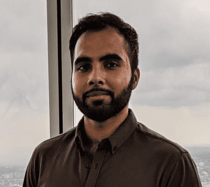 Pranjal Jately smiling